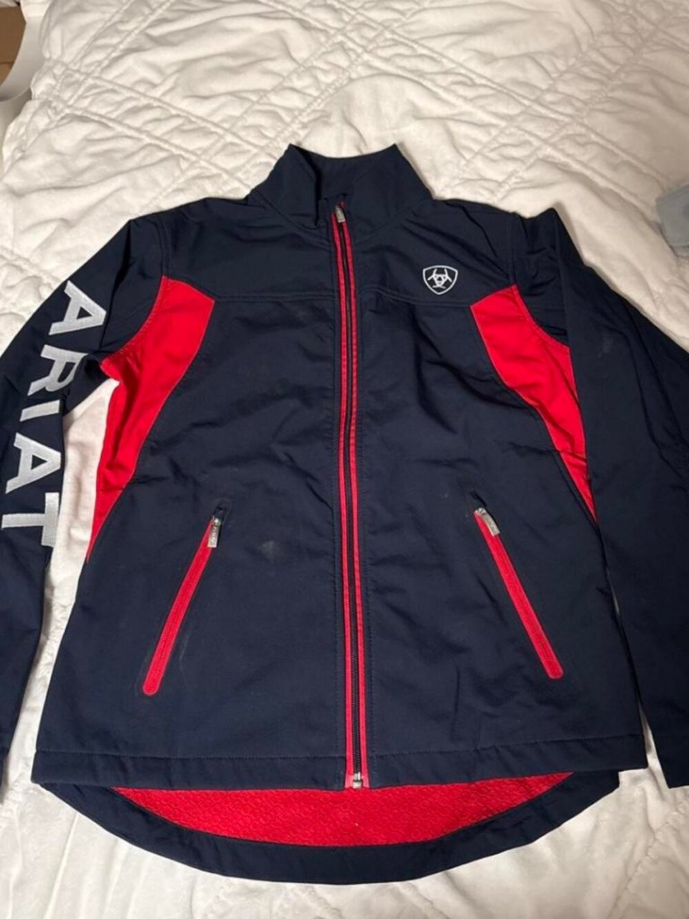 Ariat Women's Navy and Blue Jacket